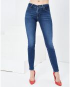 Jean 712 Slim Read Btwn The Lines bleu