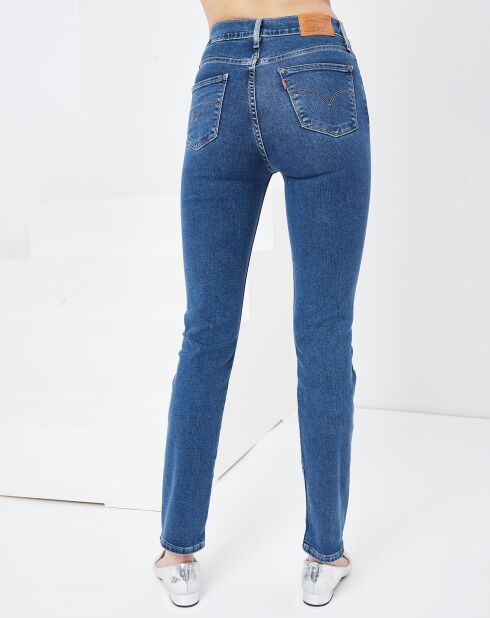 Jean 724 High Straight Paris Stroll bleu