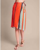 Jupe Erine rouge/noir/vert