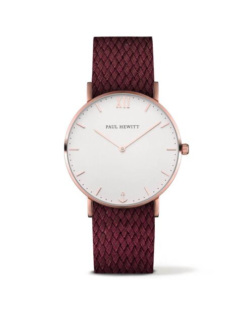 Montre Sailor Mixte en Perlon  bordeaux