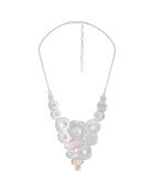Collier plastron Erediance argenté