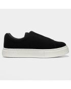 Baskets en Velours de Cuir Doja So Suede noires