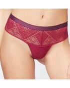 Tanga Pirate bordeaux grenat