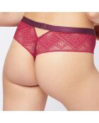 Tanga Pirate bordeaux grenat