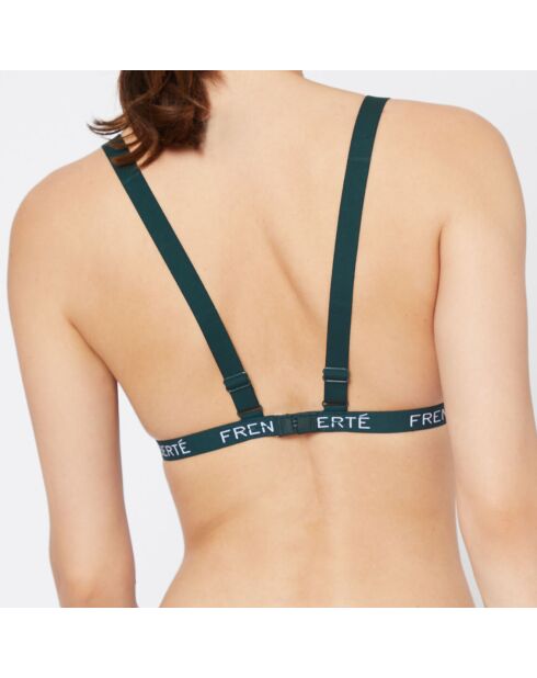 Reggiseno a triangolo verde Liberté