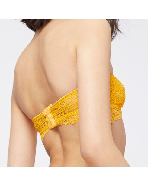 Reggiseno a fascia Break giallo sole