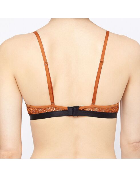Reggiseno push-up a triangolo N°3 Seventies color ocra senape