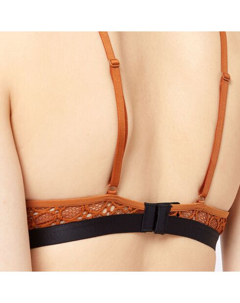 Reggiseno push-up a triangolo N°3 Seventies color ocra senape