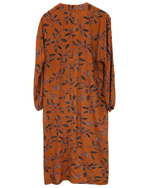 Robe imprimée  Beatrice caramel