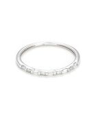 Brillance diamanten ring 0,08 kt witgoud