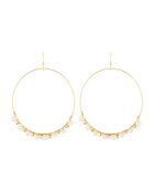 Boucles d'Oreilles Pine en laiton doré