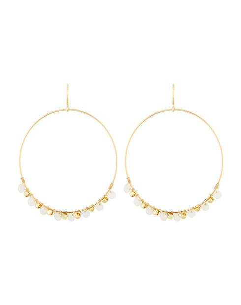 Boucles d'Oreilles Pine en laiton doré