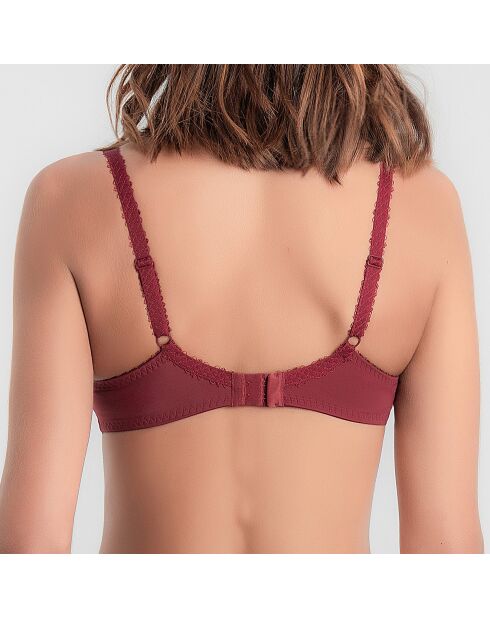 Soutien-Gorge Flower Elegance rouge carmin