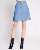 Jupe en jean Norine bleue