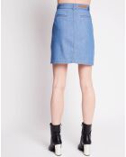 Jupe en jean Norine bleue