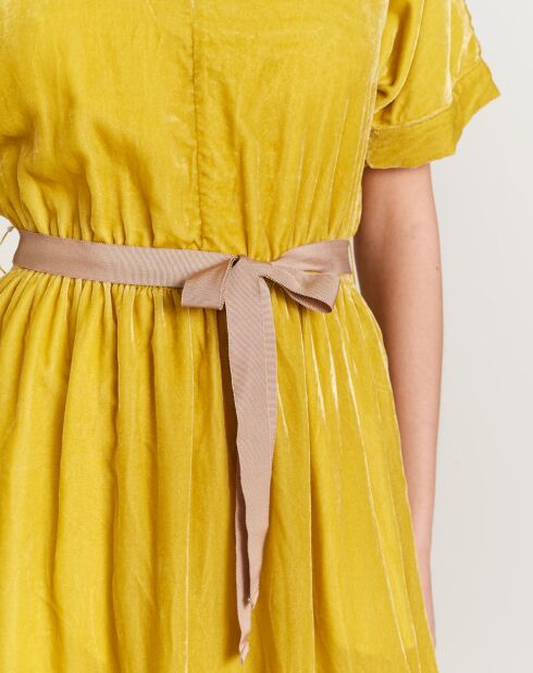 Abito Hoek fluido giallo