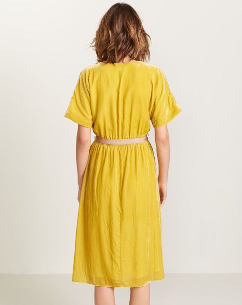 Abito Hoek fluido giallo