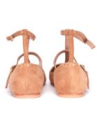 Ballerines en Velours de Cuir Ilvina camel