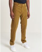 Pantalon slim Peeg camel clair