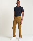 Pantalon slim Peeg camel clair