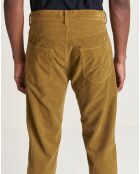 Pantalon slim Peeg camel clair