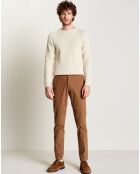 Pantalon chino slim Porths beige