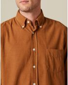 Chemise en Velours côtelé Regular Pal Pat camel