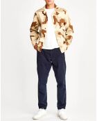 Surchemise Geko camouflage beige/marron