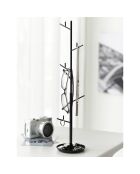 Support d'accessoire en forme d'arbre noir - 10.5x9x33/40 cm
