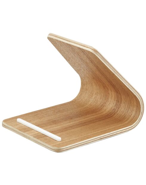 Support pour tablette marron - 12x14x11.5 cm