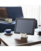 Support pour tablette blanc - 7x8.7x6.3 cm