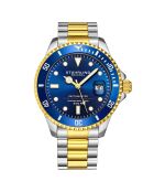 Montre Homme en Acier  Automatique Aquadiver argenté/doré