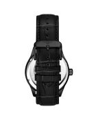 Montre Homme Automatique Symphony en Cuir noire