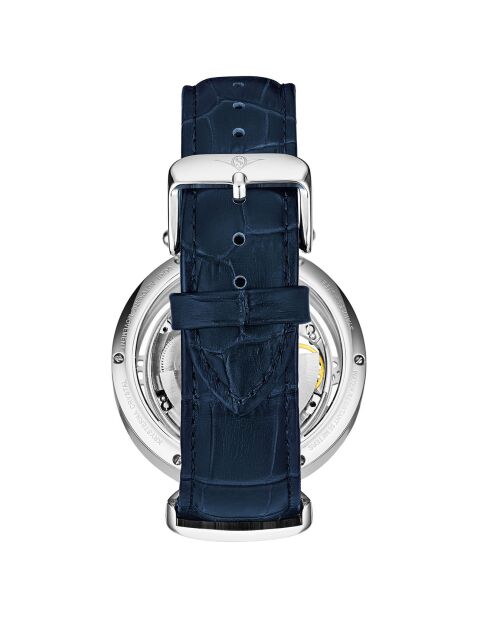 Montre Homme en Cuir Automatique Symphony  bleue