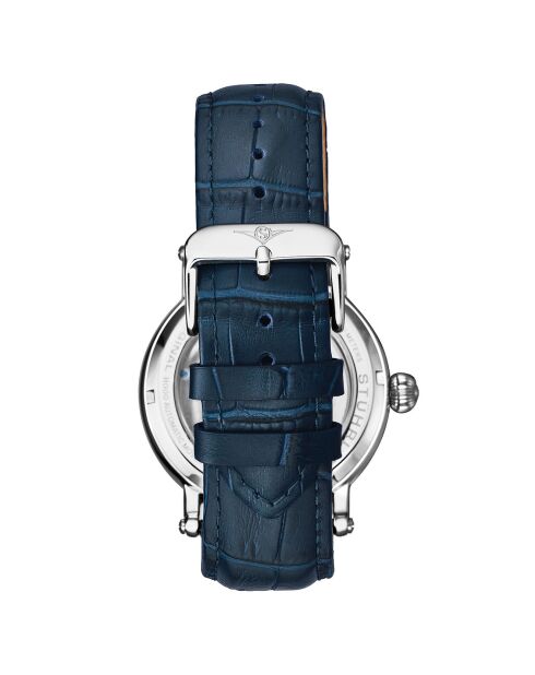 Montre Homme en Cuir Automatique Symphony bleue