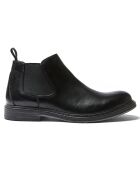 Chelsea Boots en Cuir Bruno noires