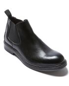 Chelsea Boots en Cuir Bruno noires