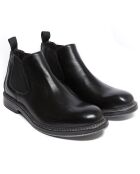 Chelsea Boots en Cuir Bruno noires