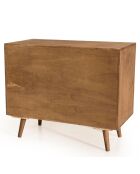 Commode scandinave bois 4 tiroirs sapin andy bois - 80x40x66.5 cm