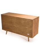 Commode scandinave bois 8 tiroirs sapin andy bois - 120x40x71.5 cm