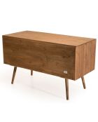 Bureau scandinave bois 6 tiroirs sapin andy bois - 128x57x77 cm