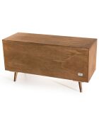 Buffet scandinave bois 2 portes 3 tiroirs sapin andy bois - 110x40x57.5 cm