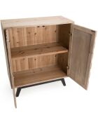 Buffet scandinave 2 portes mandy bois - 88x40.5x101 cm