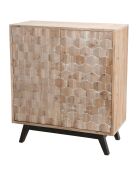 Buffet scandinave 2 portes mandy bois - 88x40.5x101 cm