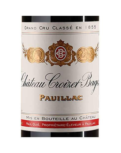 1 Pauillac Gd Cru Classé 2015 Ch. Croizet Bages 75cl