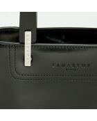 Sac à main en Cuir Portofino noir - 20x18x10 cm