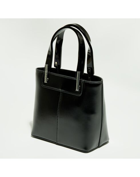 Sac à main en Cuir Portofino noir - 20x18x10 cm