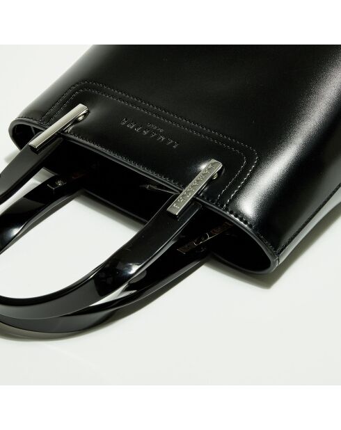 Sac à main en Cuir Portofino noir - 20x18x10 cm