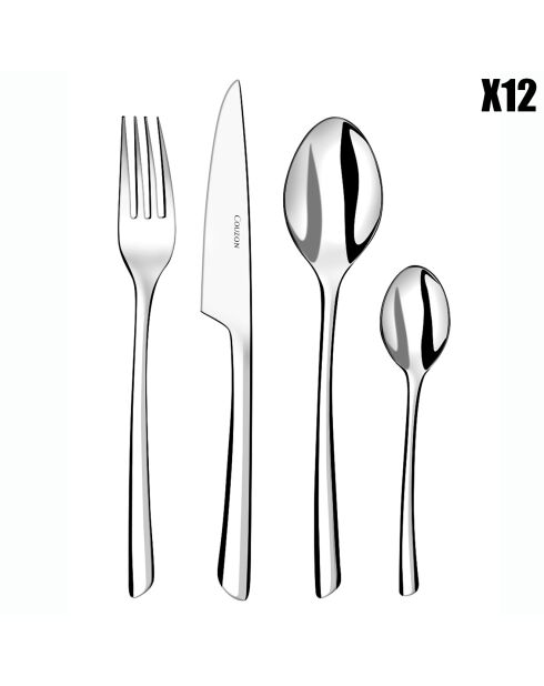 Ménagère Quel Délice grise - 49 pièces