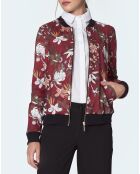 Blouson Agathe bordeaux